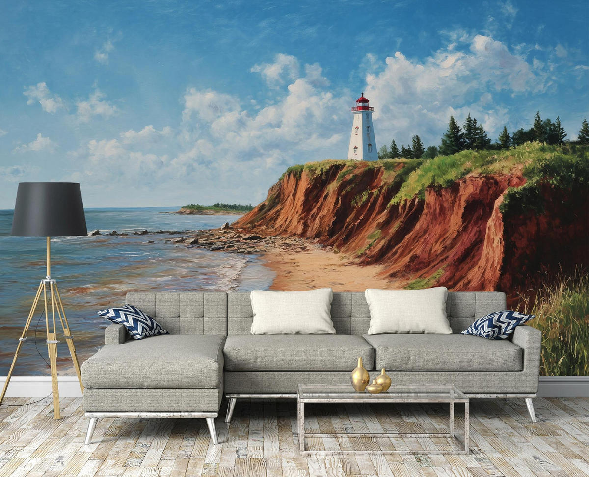 FOTOTAPETE Strand Meer Blau 300x210 cm - Multicolor, Papier (300/210cm) - Wallarena