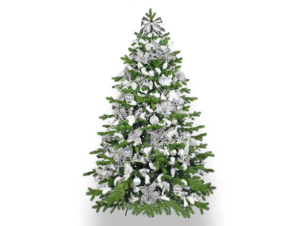 Laalu Weihnachtsbaum Grün, Weiß, Silber 210 cm