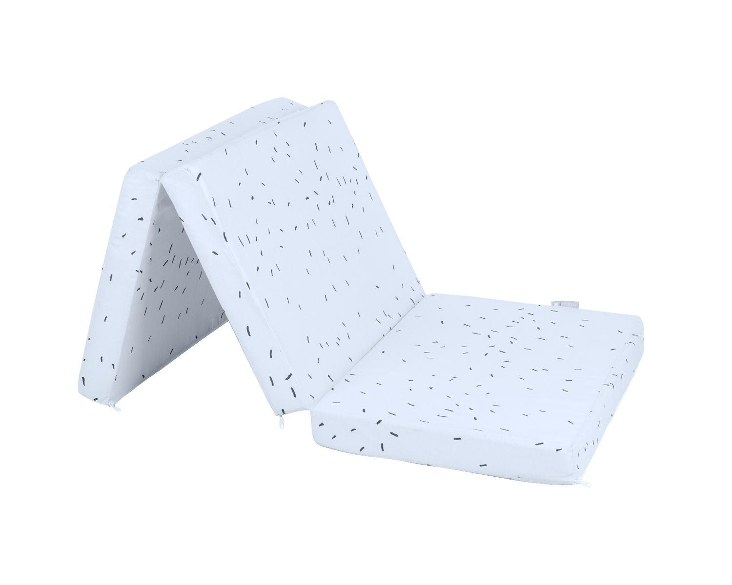 KLAPPMATRATZE Bear with me 120 x 60 x 5 cm blau with me 120 x 60 x 5 cm Bezug 100% Baumwolle - Blau, Textil (60/120cm) - Kikka boo