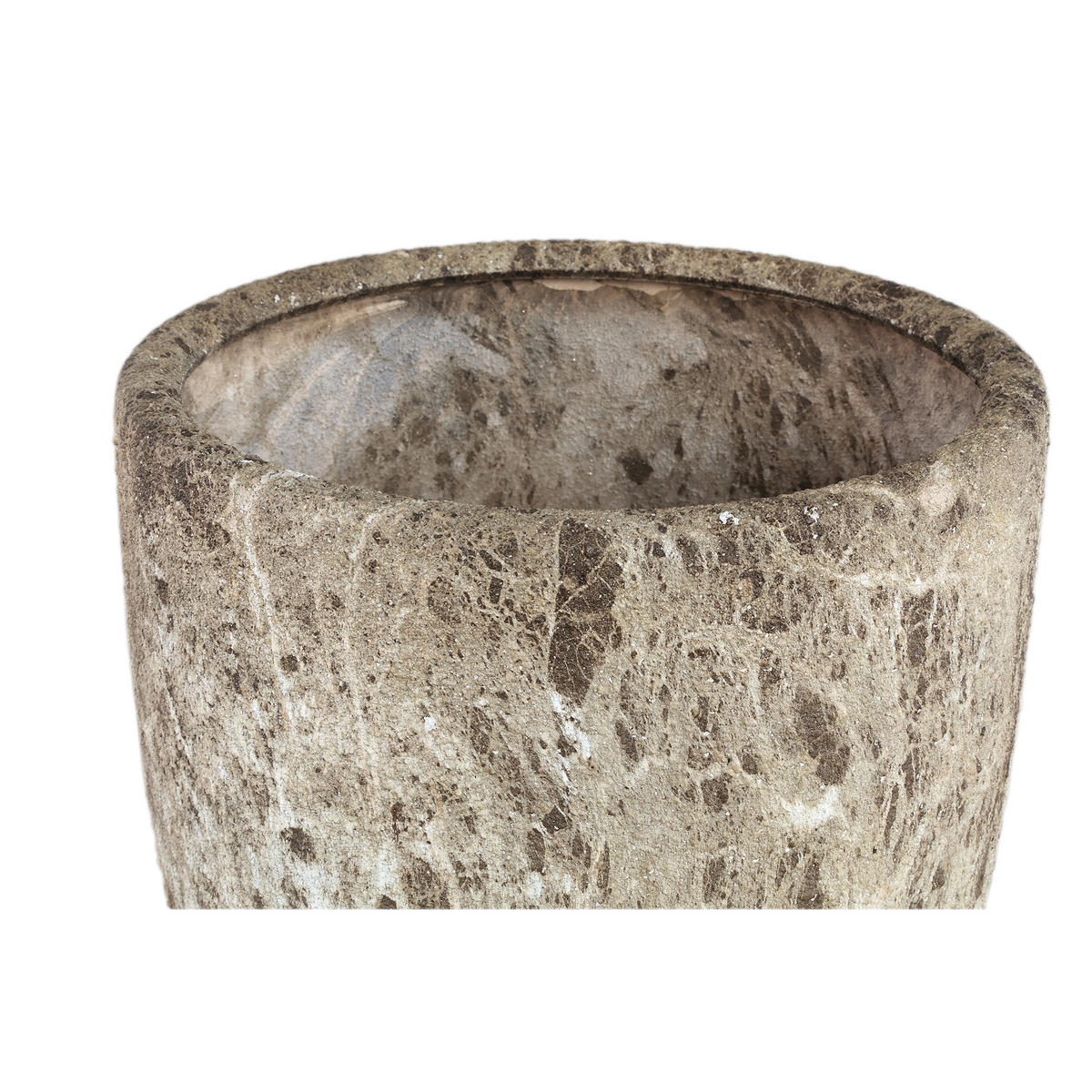 TOPF Miah Braun 40/40/42cm 3er-Set - Braun, Keramik (42cm) - PTMD Collection