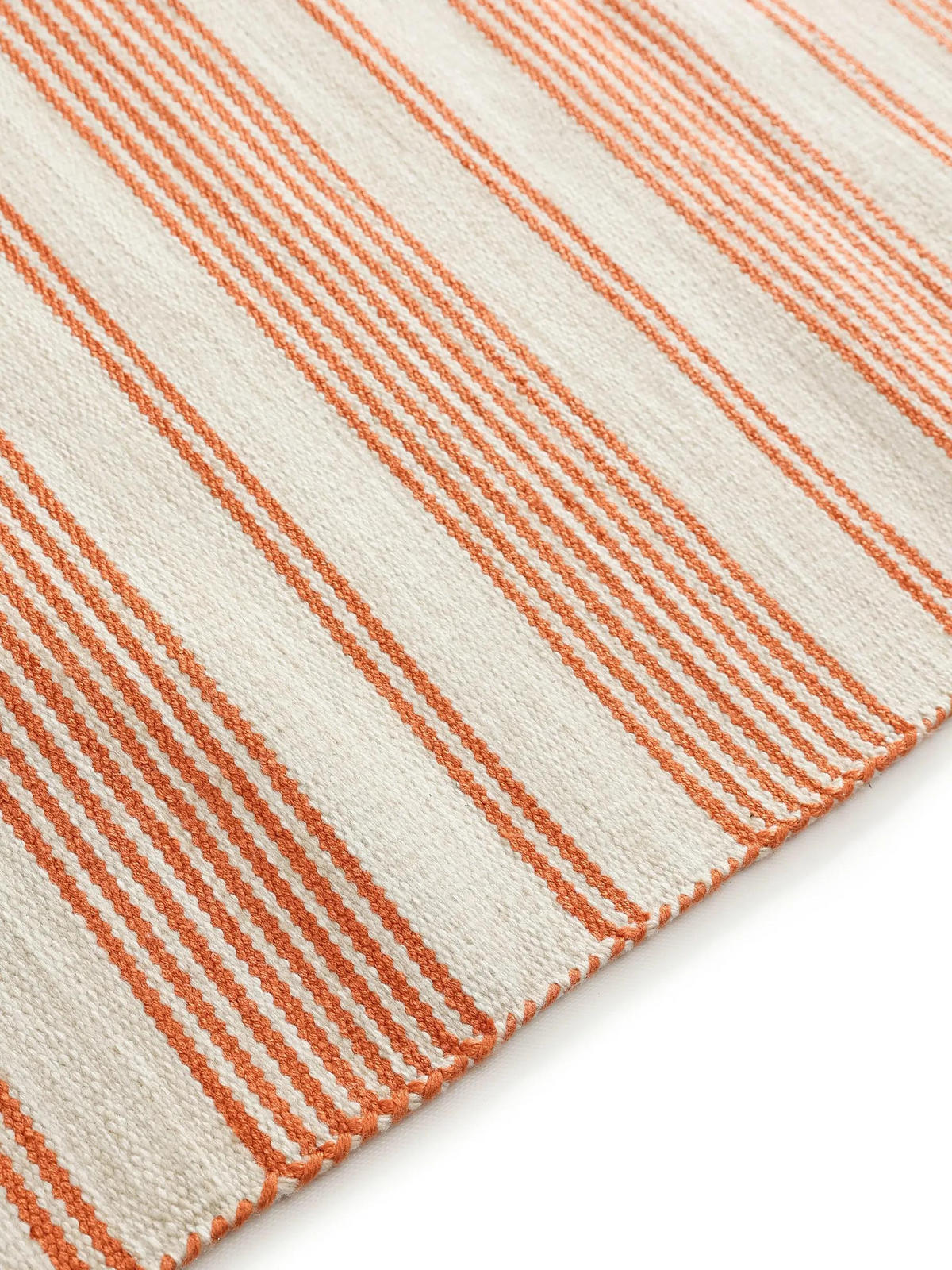 OUTDOORTEPPICH Rida Beige/Orange 120/170 cm - Beige/Orange, Kunststoff/Textil (120/170cm) - benuta