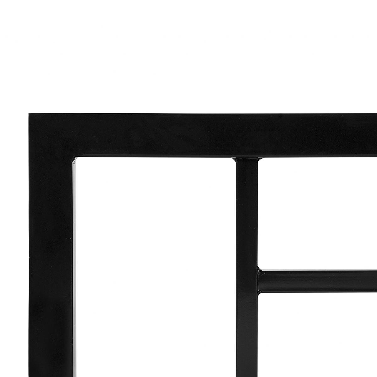 METALLBETT 140/200 cm Schwarz Cusset - Schwarz, Metall (140/200cm) - Beliani