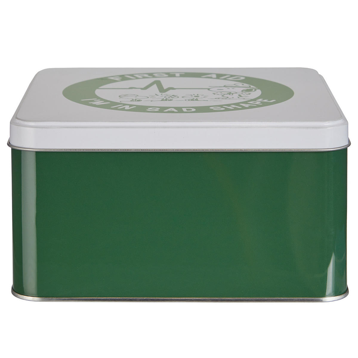 MEDIKAMENTENBOX Peanuts First Aid - Grün, Metall (18/9/18cm) - Butlers