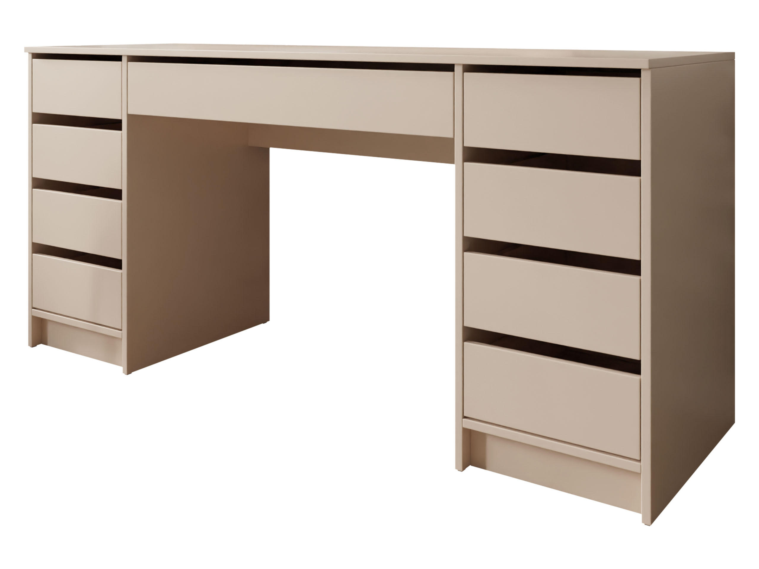 SCHREIBTISCH Ada Bis - Sandfarben, Holzwerkstoff (55/154/76cm) - MIRJAN24
