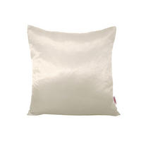 KISSENBEZUG Glanz Satin champagner 40/40 cm - Ecru/Champagner, Textil (40/40cm) - beties Heimtextil