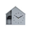 WANDUHR Peeking Doggy Grau 24.9/24.9/27 cm - Grau, Kunststoff (24.9/27/24.9cm) - Karlsson