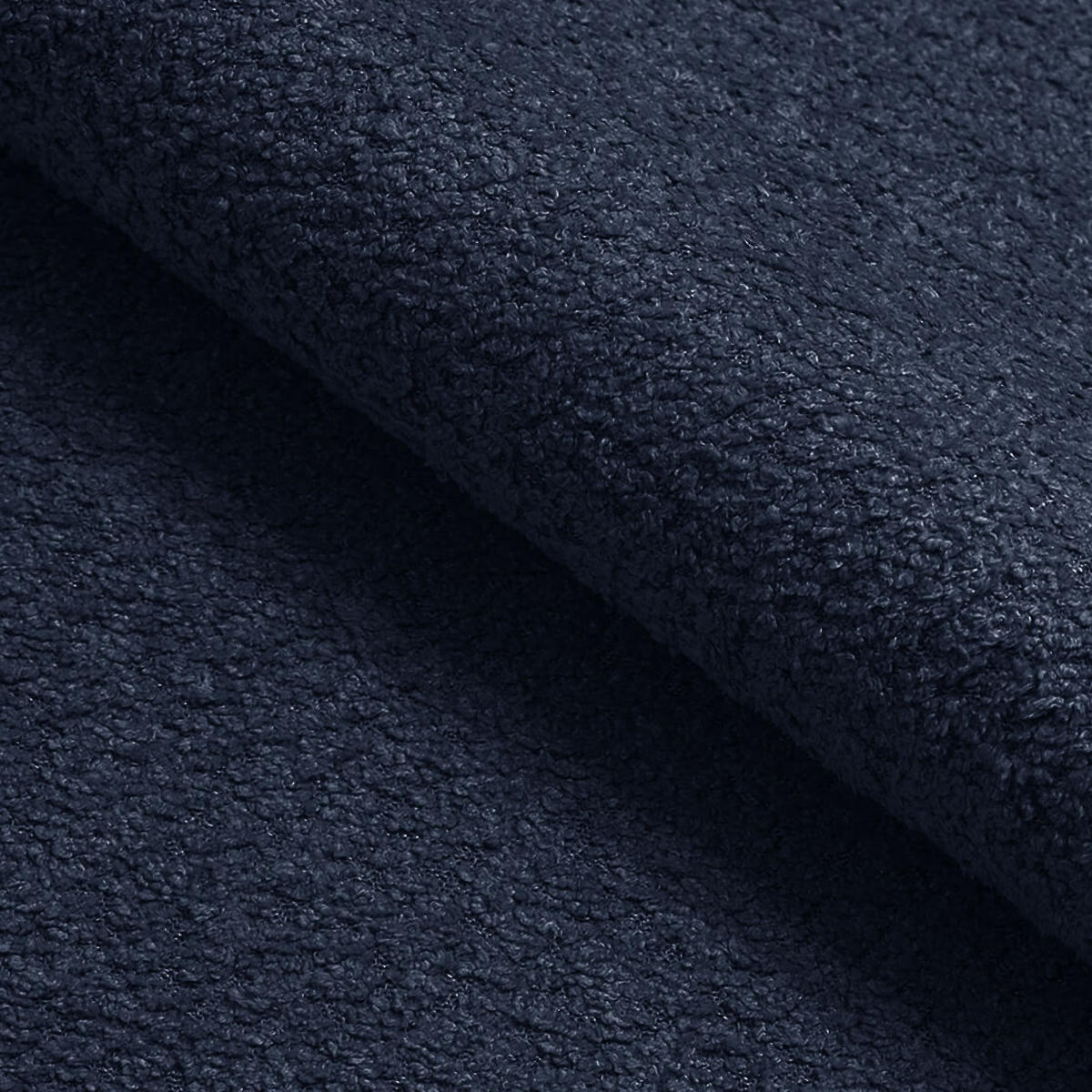 SCHLAFSOFA LORA, Sofa mit Schlaffunktion und Bettkasten, Farbe: Blau, Bouclé-Stoff - Blau, Textil (196/90/85cm) - Sepro Meble