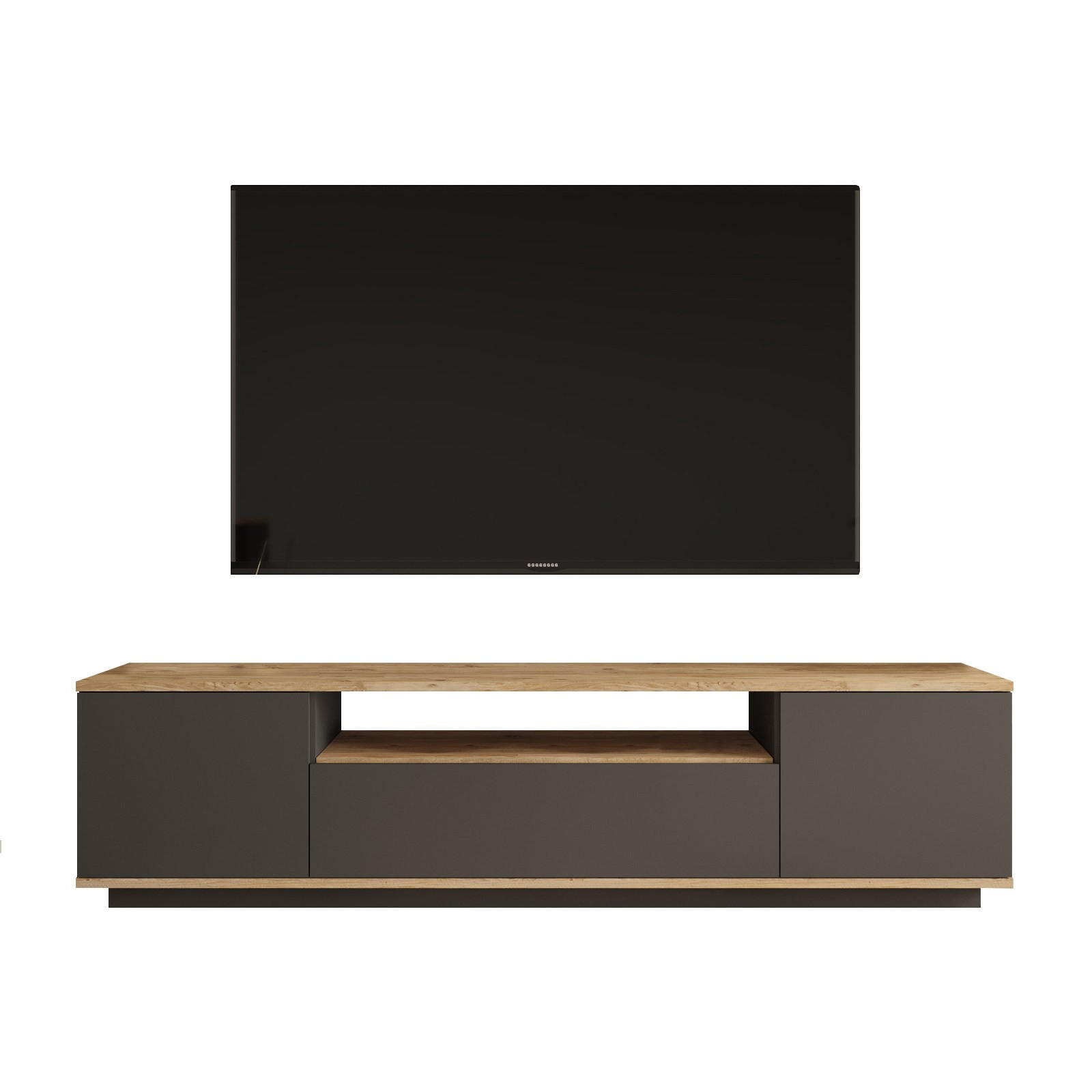 Habitat Garten Tv-Möbel Grau 44x44x180 cm