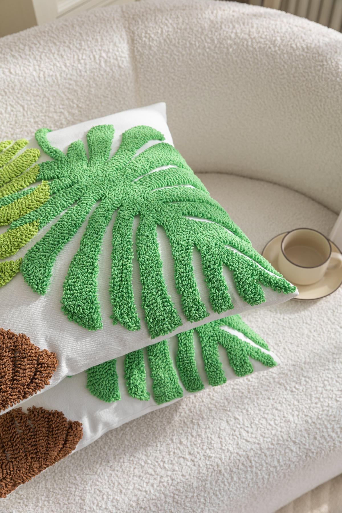DEKOKISSEN Cottbus HxB 45x45 Grün - Grün, Textil (45/45cm) - Gardinenbox