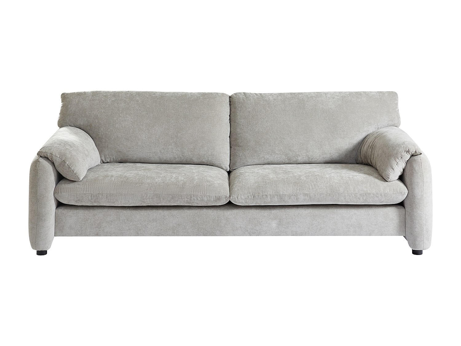 Vente-Unique Sofa Grau 228x80x89 cm