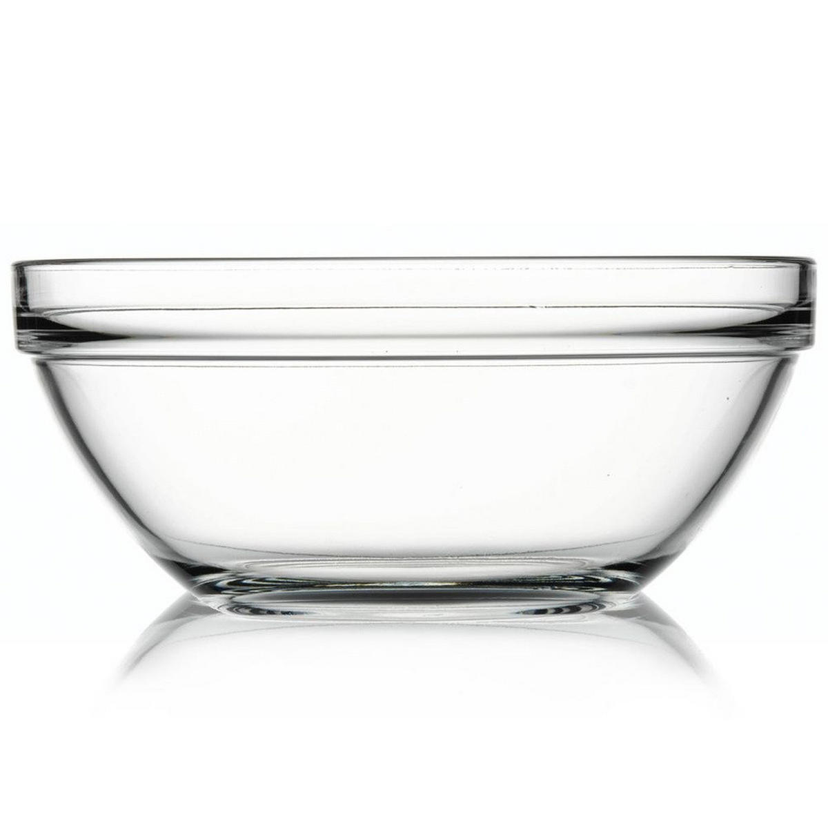SALATSCHÜSSEL Glasschüssel transparent - Transparent, Glas (26/26/11cm) - Orion 