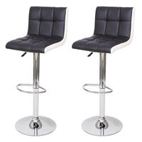 BARHOCKER Schwarz, Weiß 2er-Set - Schwarz/Weiß, Textil (38/107/41cm) - MCW