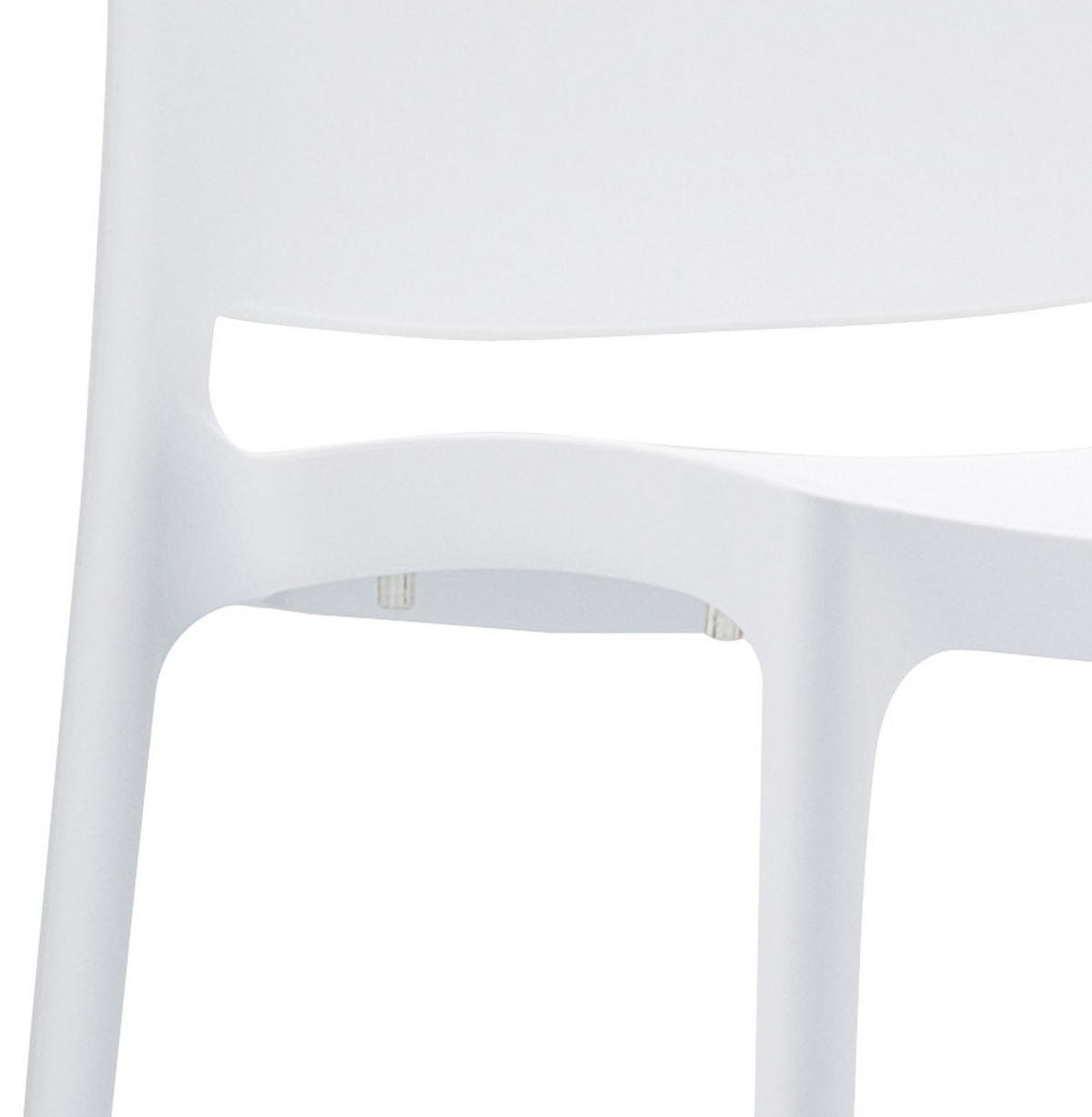 STUHL ENZO weiß - Weiß, Kunststoff (44/81/45cm) - Légia Home