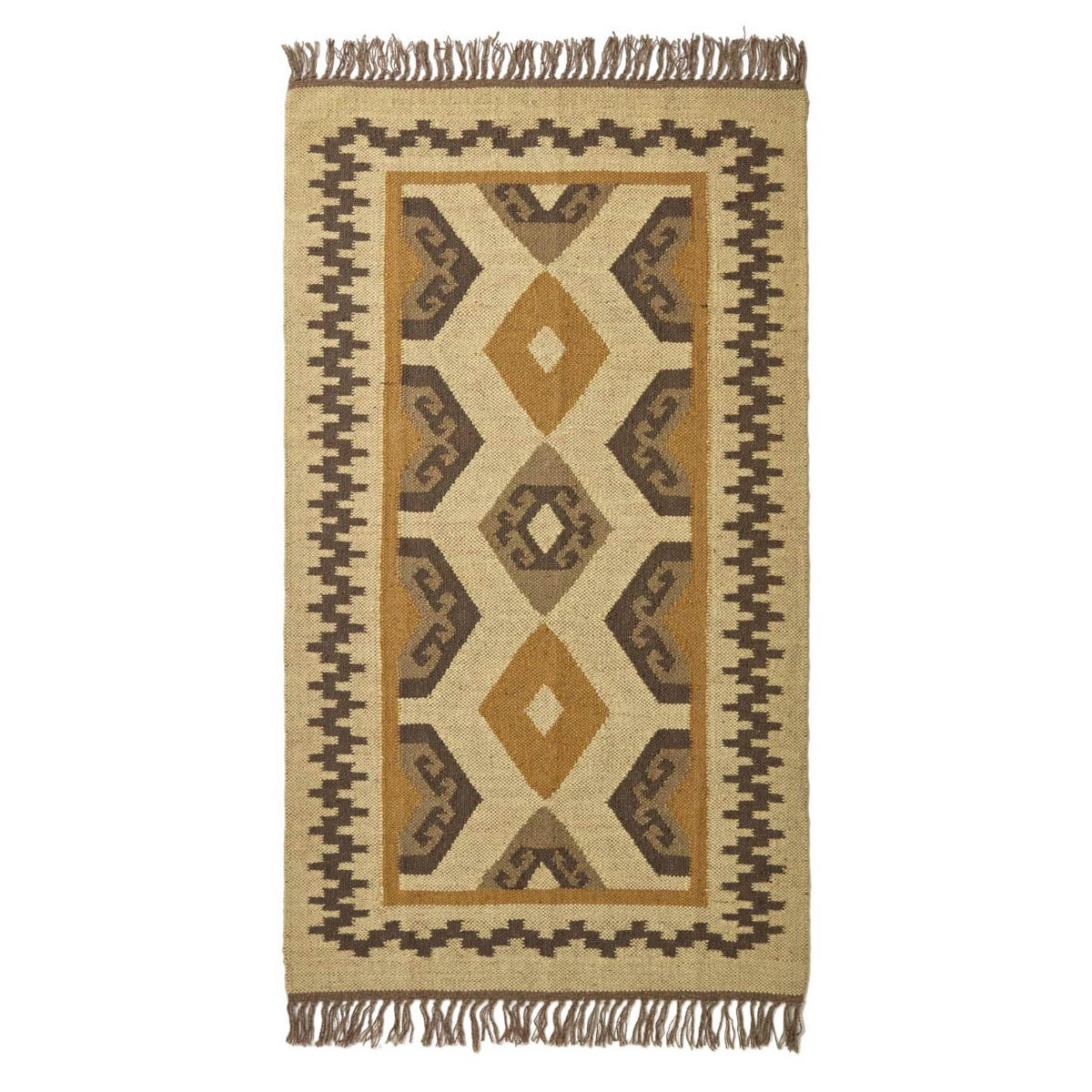 KELIM-TEPPICH Ravar handgewebt 90/150 cm - Multicolor, Textil (90/150cm) - Homescapes