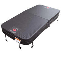 WHIRLPOOL ISOLIERABDECKUNG Yukon braune Whirlpool-Abdeckung - Braun, Leder (100/213cm) - Canadian Spa Company