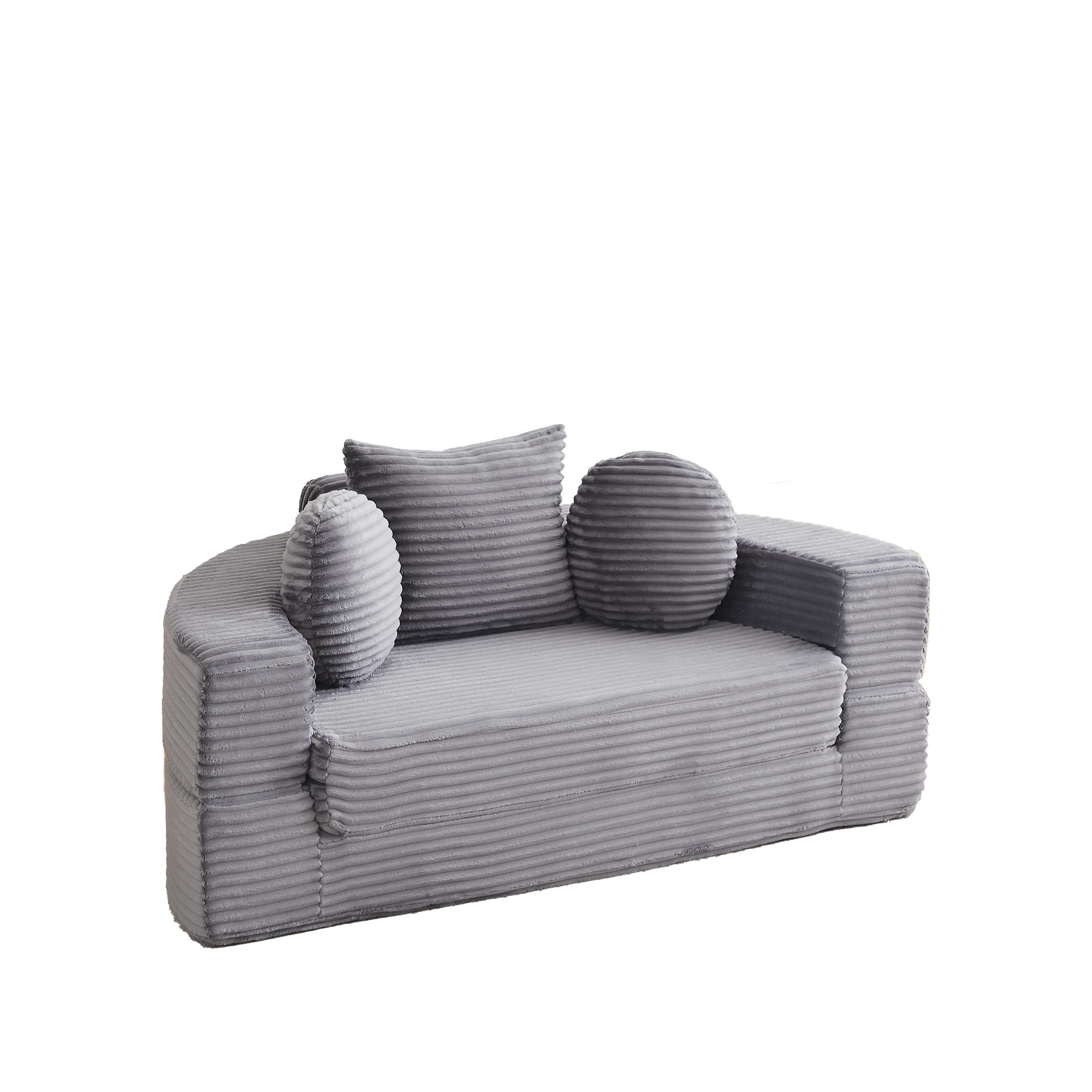 ComfortXL Schlafsofa Grau 180x84x92 cm