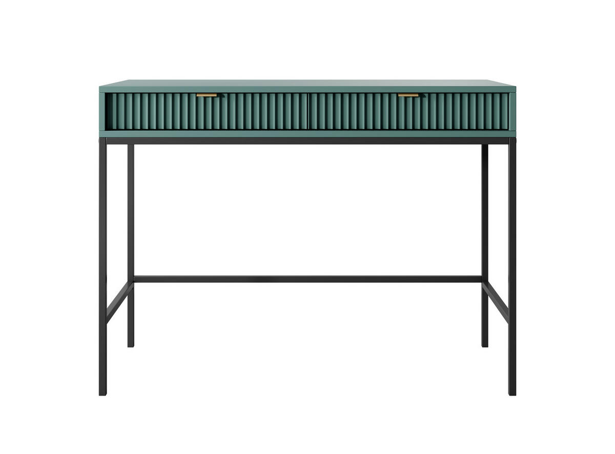 SCHMINKTISCH ZOVA Pastellgrün 104x77x50 cm Little table, Freistehend - Jadegrün/Pastellgrün, Holzwerkstoff/Metall (50/104/77cm) - DomoHome