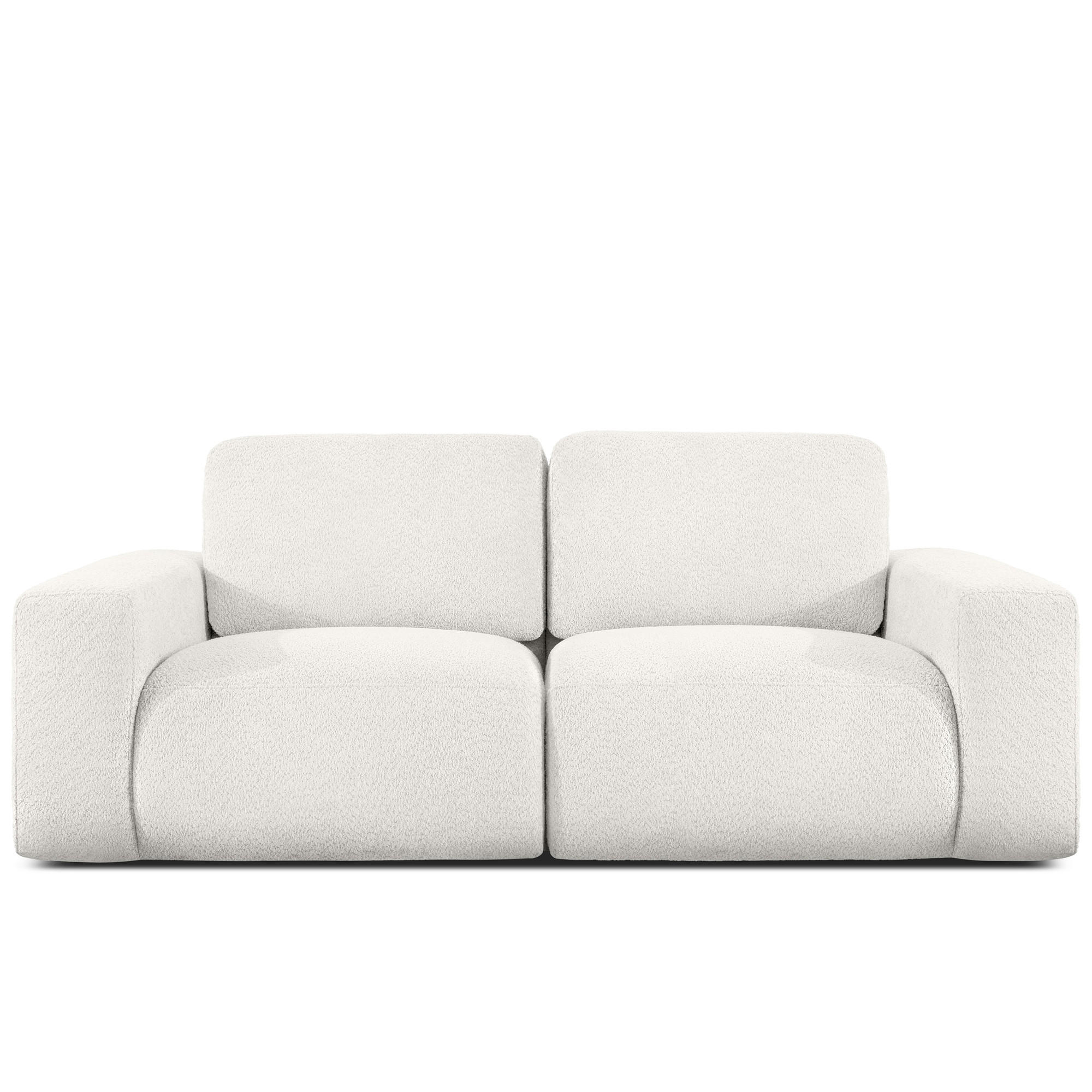 2-SITZER SOFA ZUCCO, Ecru - Ecru, Holz/Holzwerkstoff (212/85/100cm) - KONSIMO®