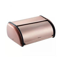 BROTKASTEN Rosa 36/24/15 cm KH1840 - Pink, Metall (24/15/36cm) - Kinghoff 