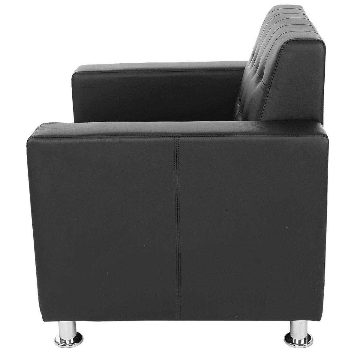 SESSEL Schwarz - Schwarz, Textil (89/82/75cm) - MCW