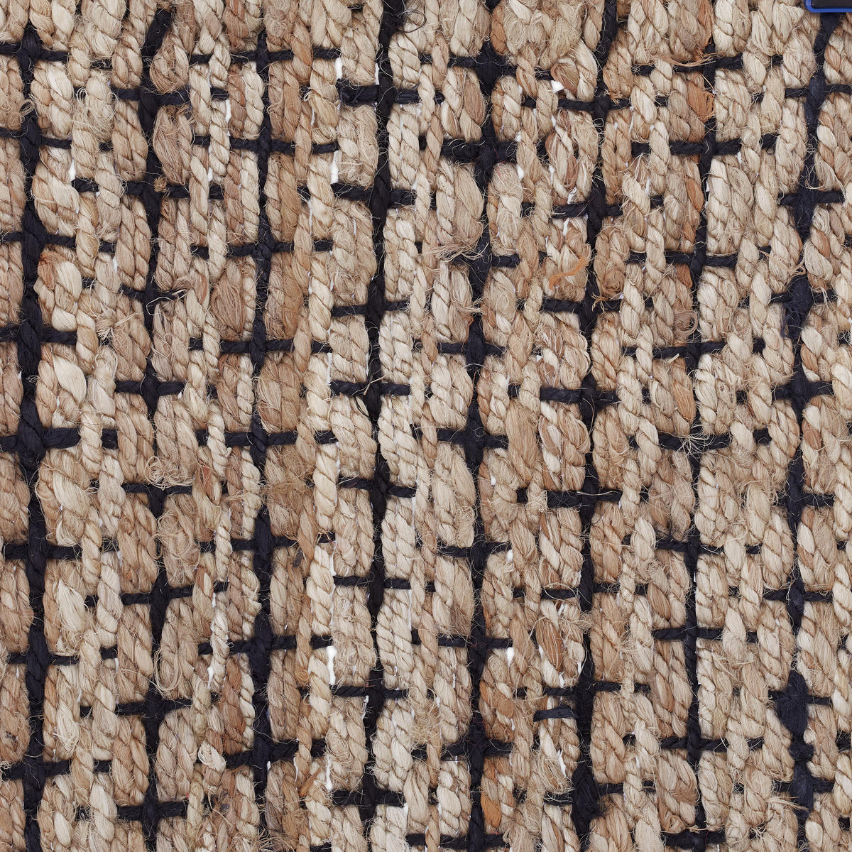 JUTETEPPICH - Beige, Textil (60/90cm) - Relaxdays