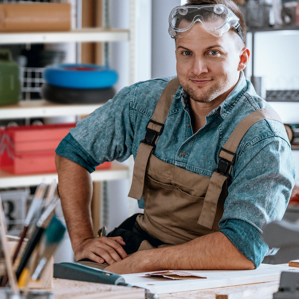 SCHWERLASTREGAL - Silberfarben, Holzwerkstoff/Metall (100/180/30cm) - Relaxdays