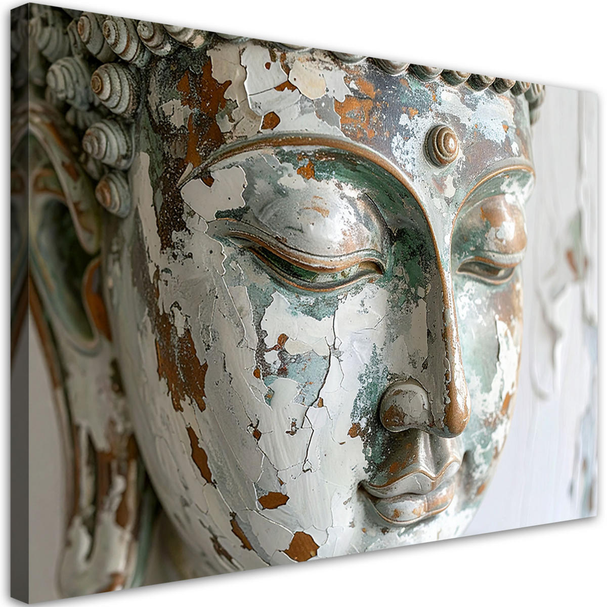 LEINWANDBILD Zen und Orientalisch 45x30cm - Weiß, Textil (45/30cm) - Feeby