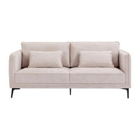 SOFA ohne Schlafmöglichkeit - 3 Personen - Stoff - Beige - - Beige, Textil (194/86/80cm) - Vente-Unique