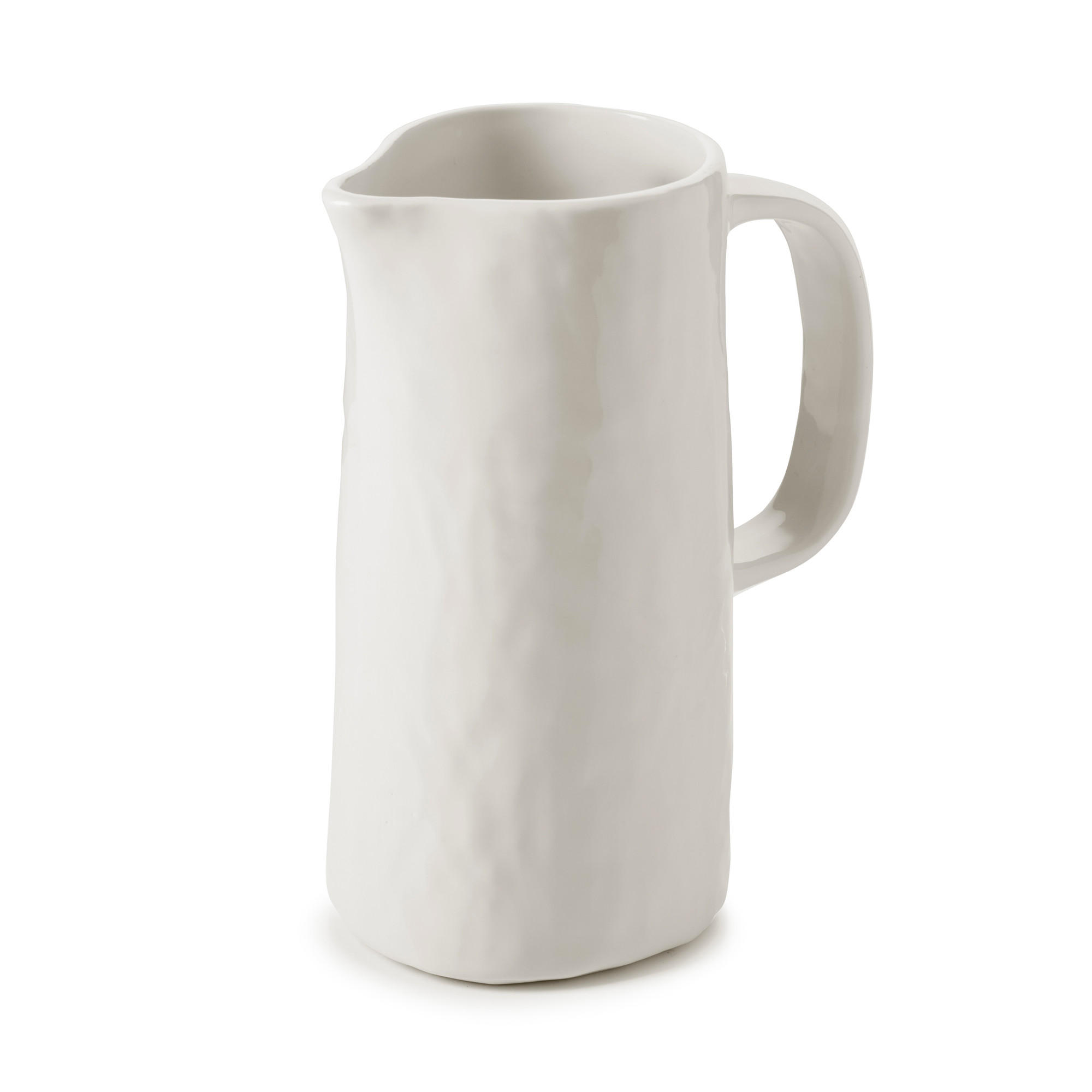 WASSERKRUG / PITCHER YLI 80 CL Alabaster Weiss - Weiß, Keramik (0.8L) - Revol Porcelaine France