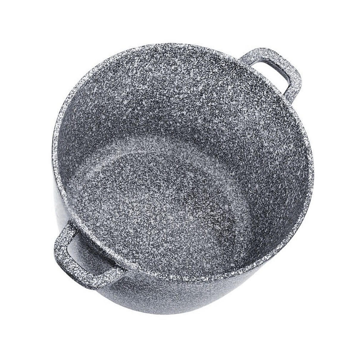 TOPF Grau 24/24/16.5 cm KB7525 - Grau, Metall (24cm) - Klausberg 