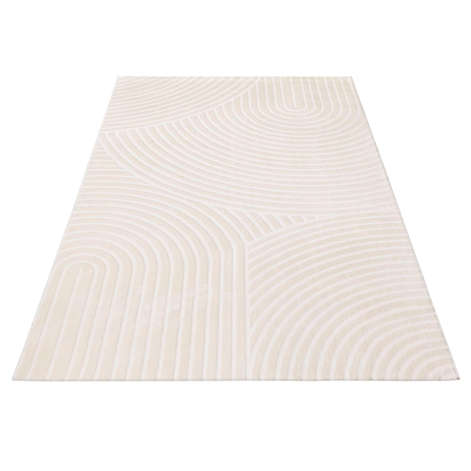KURZFLORTEPPICH 80/150 cm Luzern 652 - Creme, Kunststoff (80/150cm) - Paco Home