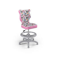 KINDERSTUHL Petit mit Fußstütze - Rosa, Textil (66/96/66cm) - RAUMHIRSCH FURNITURE
