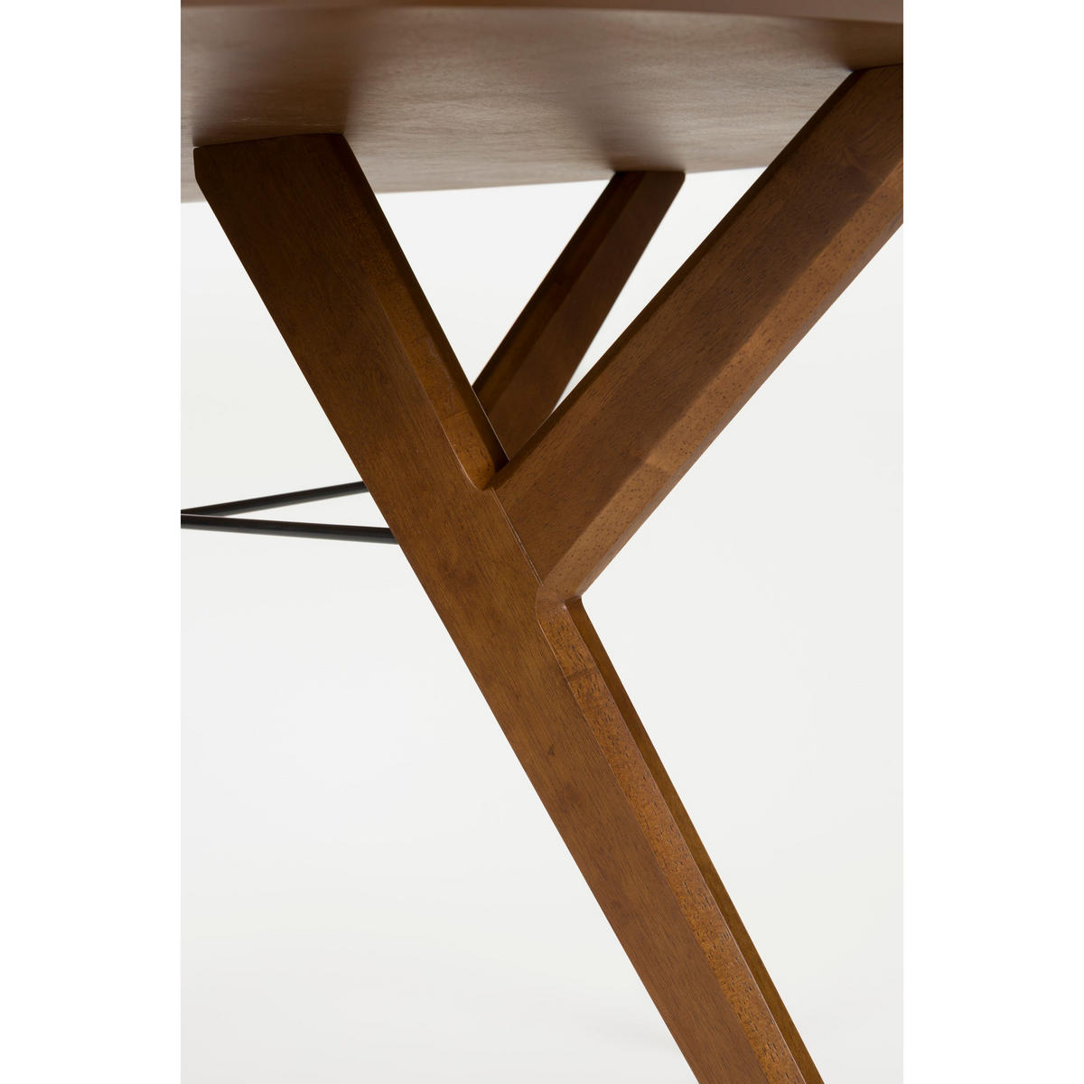 ESSTISCH IJver Rund 120 cm Walnuss - Braun, Holzwerkstoff (120/120/75cm) - Zuiver