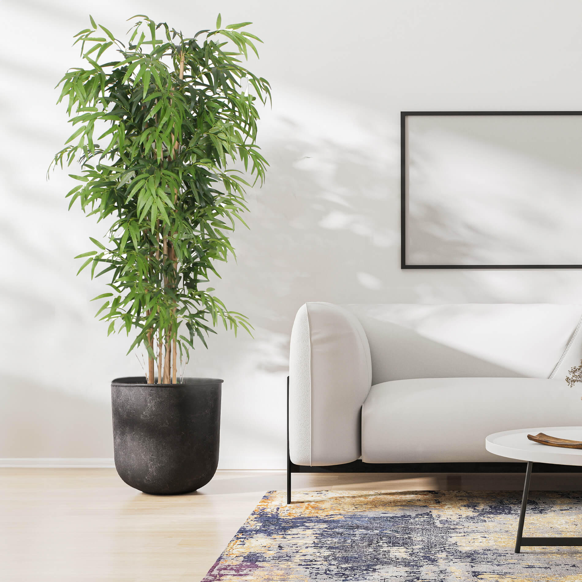 KUNSTPFLANZE Bambus 180 cm - Grün, Kunststoff (180cm)
