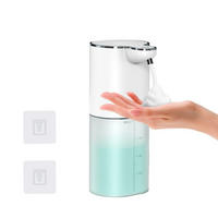 AUTOMATISCHER Seifenspender Wandmontage 400ml Wiederaufladbar Weiß - Weiß, Kunststoff (11/8/20.5cm)
