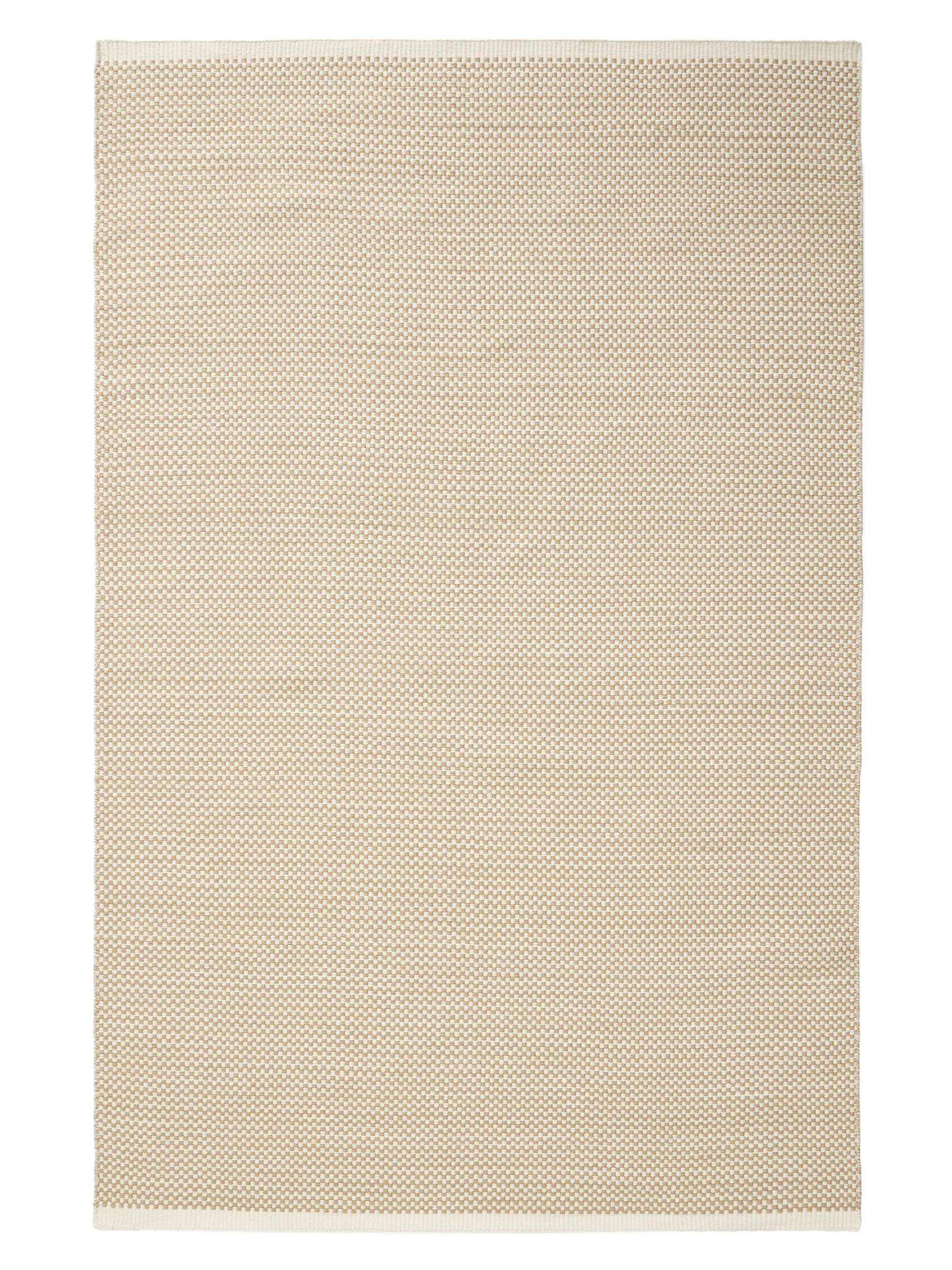 WOLLTEPPICH Laura handgewebt 250/350 cm - Beige, Naturmaterialien/Textil (250/350cm) - benuta Pure