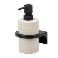 SEIFENSPENDER SAVONA Softtouch, beige, rund - Beige, Kunststoff (9/16/10.5cm) - bremermann