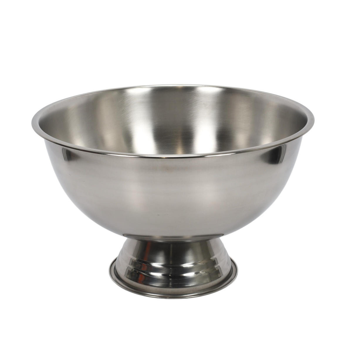 EDELSTAHLSCHALE für Obst 39/39/24 cm - Silberfarben, Metall (39/24/39cm) - Excellent Houseware