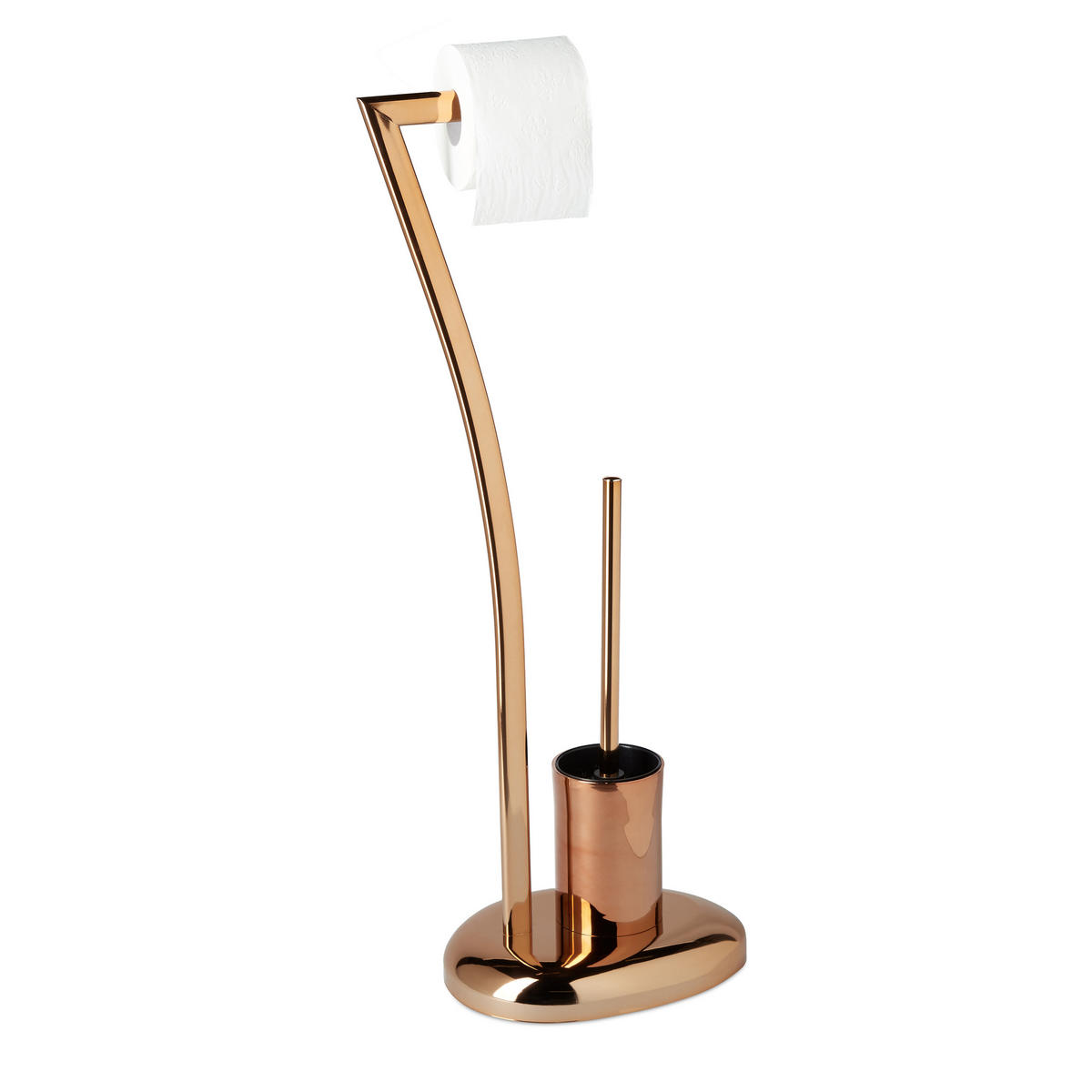 STAND WC - Kupferfarben, Metall (21/75/26cm) - Relaxdays