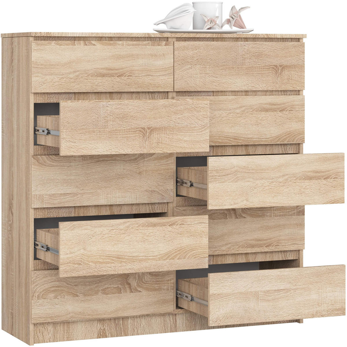 KOMODA - dub sonoma, kompozitné drevo (120/121/40cm) - RAUMHIRSCH FURNITURE