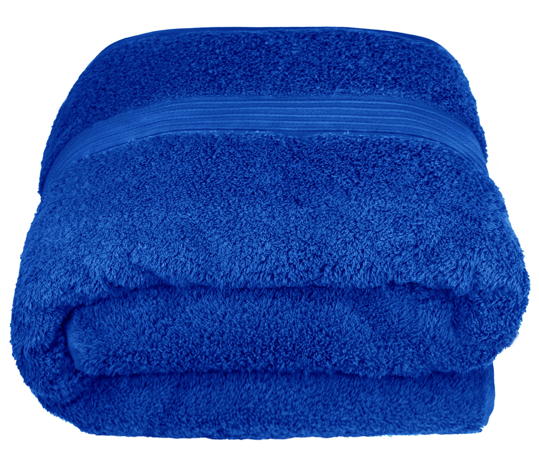 BADETUCH Linz Königs Blau 100x200 cm - Dunkelblau, Textil (100/200cm) - Lashuma