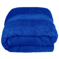 BADETUCH Linz Königs Blau 100x200 cm - Dunkelblau, Textil (100/200cm) - Lashuma