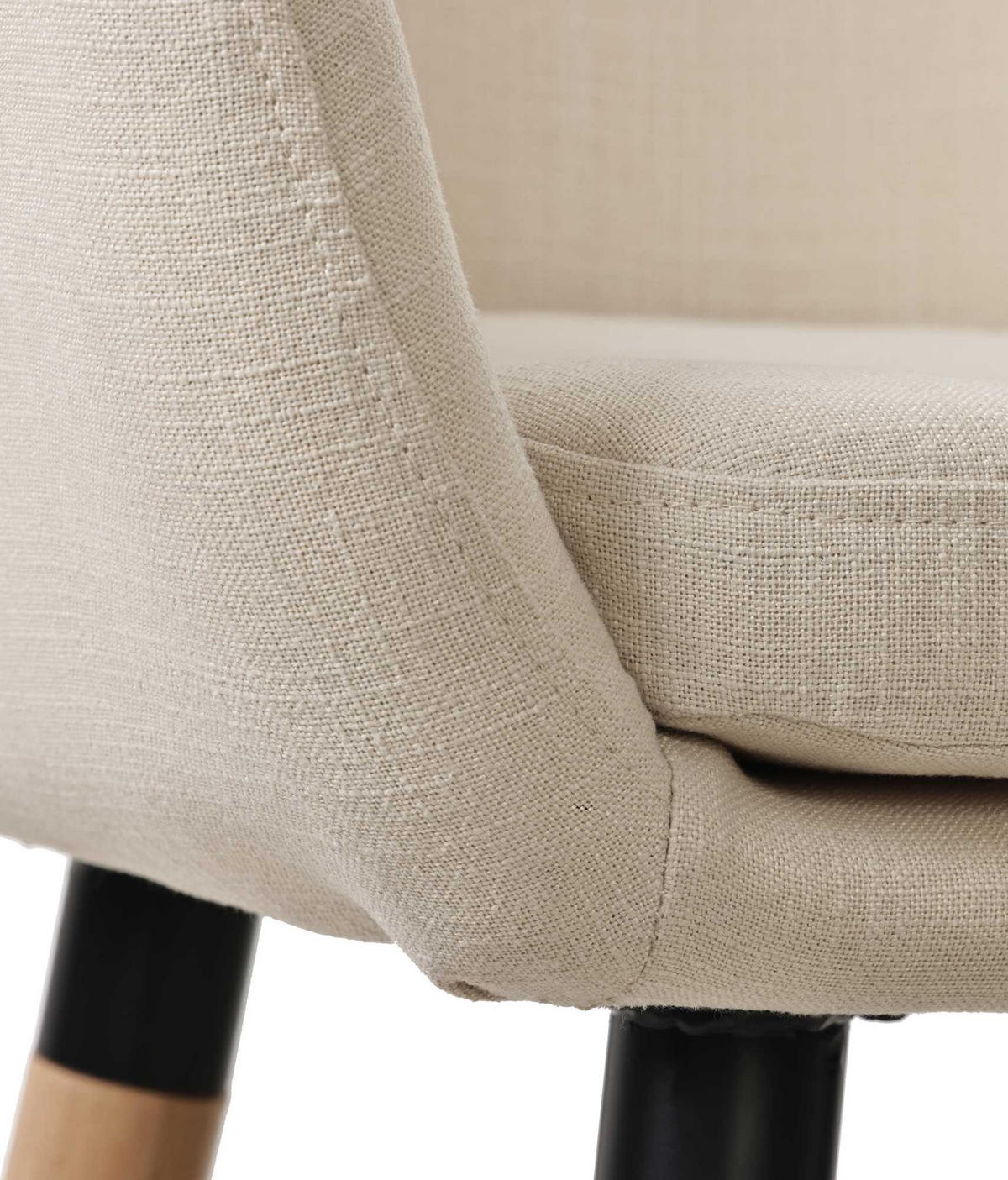 BARHOCKER Mirid Stoff Beige - Beige, Textil (51/101/50cm) - DELUKE