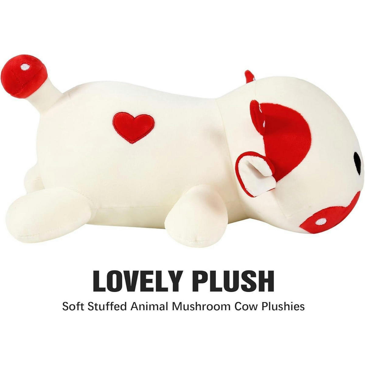 PLÜSCHTIER Kuh Pilz 30 cm - Multicolor, Textil (20/30cm)