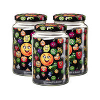 VORRATSGLÄSER Smile transparent 1,7 l 3er Set - Transparent, Glas (11.5/18.5/11.5cm) - Ritzenhoff Breker