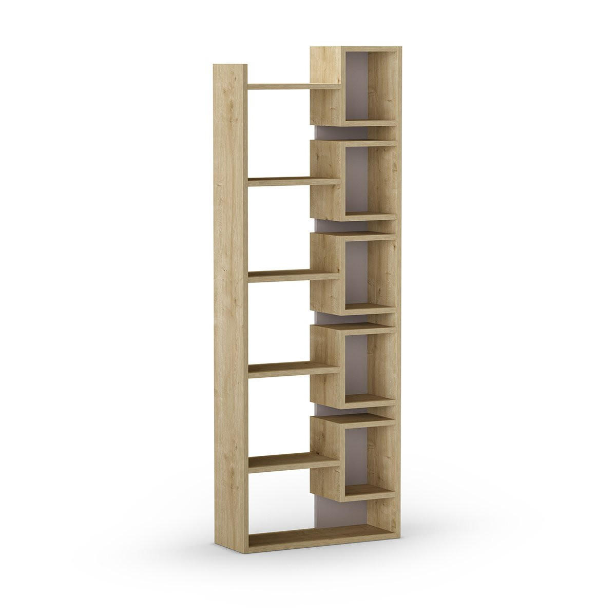 REGAL Design H168,5 cm - Eladi - Eichefarben, Holzwerkstoff (22/168.5/60.4cm) - Calicosy