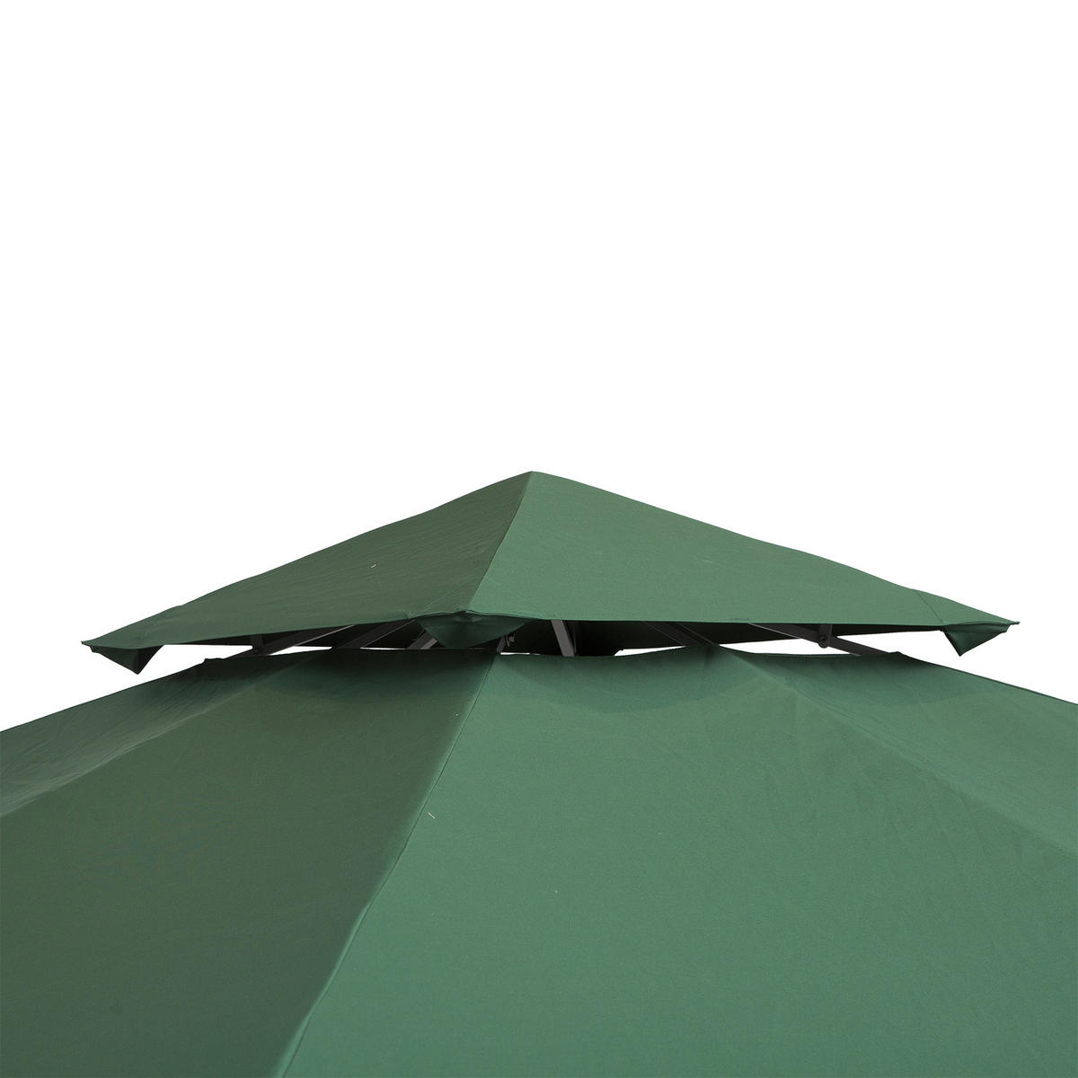 ERSATZDACH, Polyester, Dunkelgrün - Grün, Kunststoff (300/1/300cm) - Outsunny