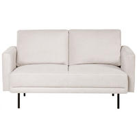 POHOVKA 2-místná Látka Světle béžová Breda - béžová, textil (150/85/85cm) - Beliani