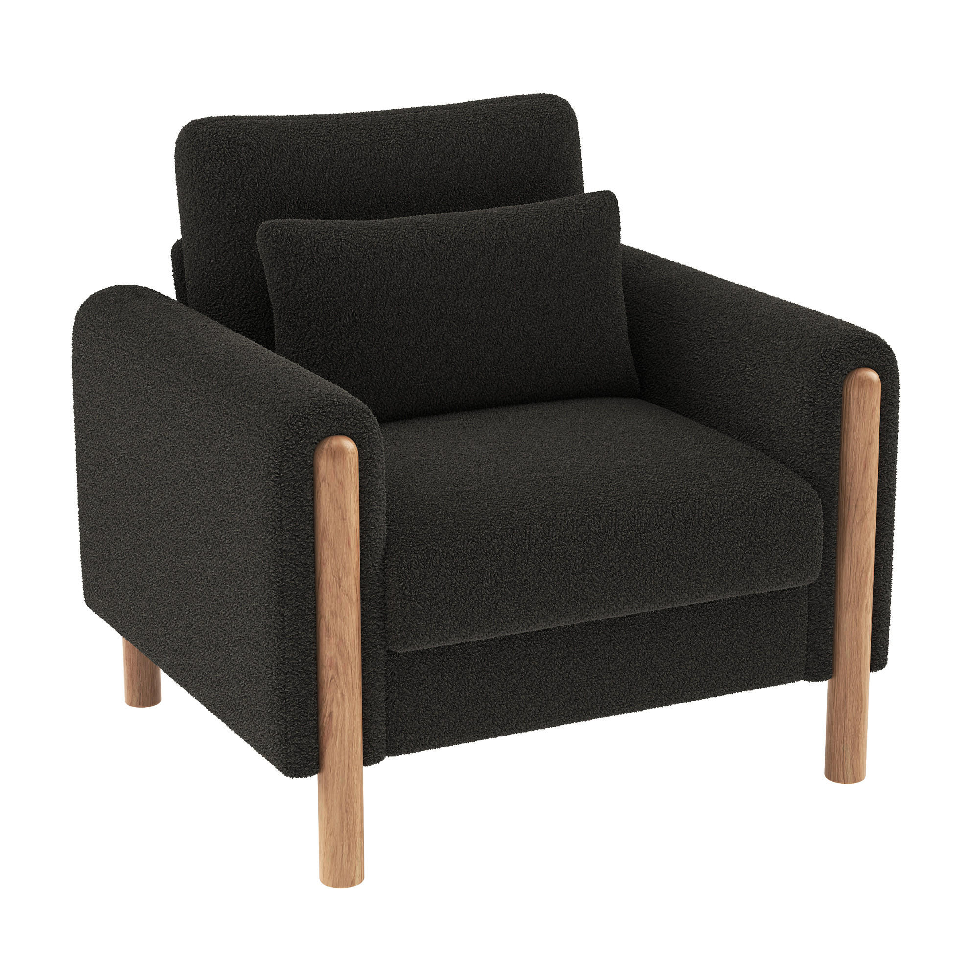 Meubliv Sessel Dunkelgrau 83x88.5x87 cm
