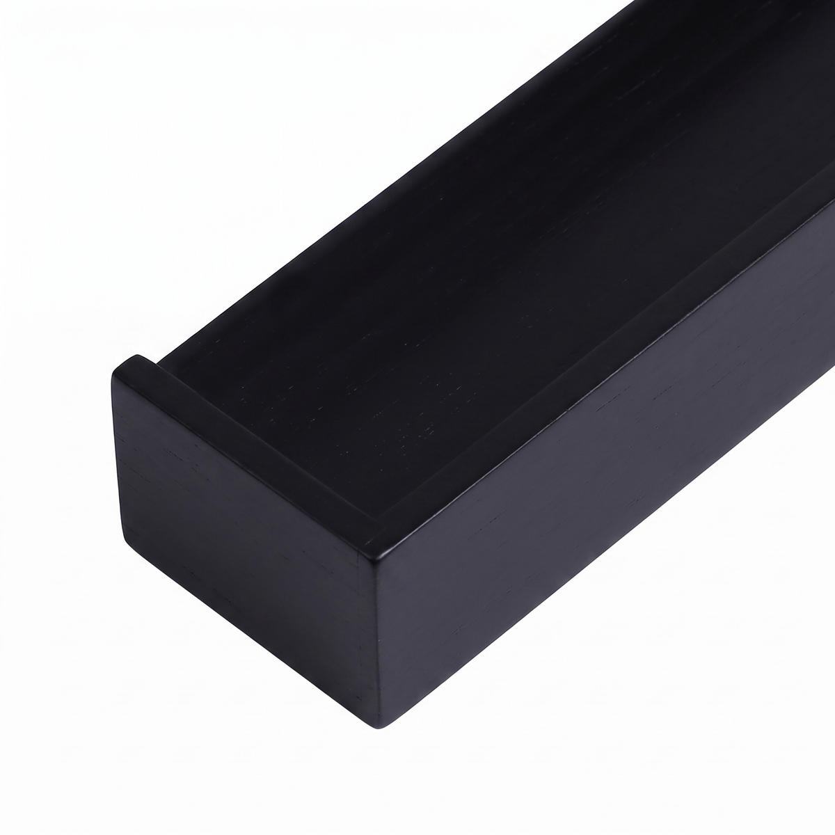 SUPORT pentru chei negru bambus 6 cârlige - negru, lemn/metal (26/5/7cm) - Relaxdays